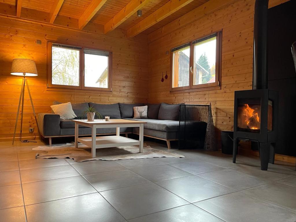Le Chalet De La Deviniere, Bain Nordique Exterieur Chauffe Ксонрю-Лонжмер Екстер'єр фото