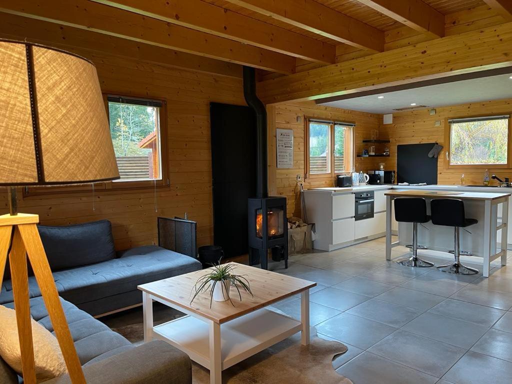 Le Chalet De La Deviniere, Bain Nordique Exterieur Chauffe Ксонрю-Лонжмер Екстер'єр фото