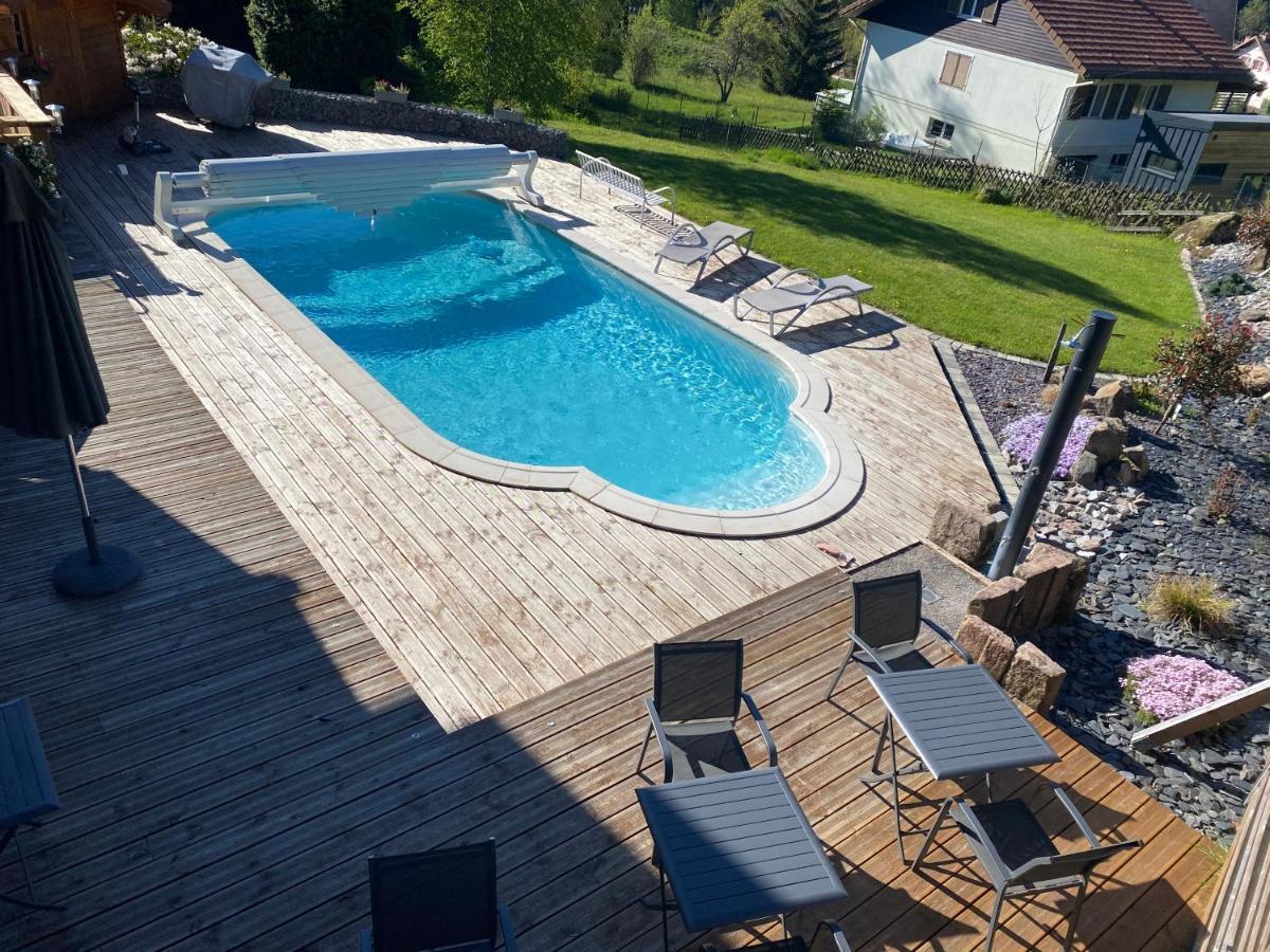 Le Chalet De La Deviniere, Bain Nordique Exterieur Chauffe Ксонрю-Лонжмер Екстер'єр фото